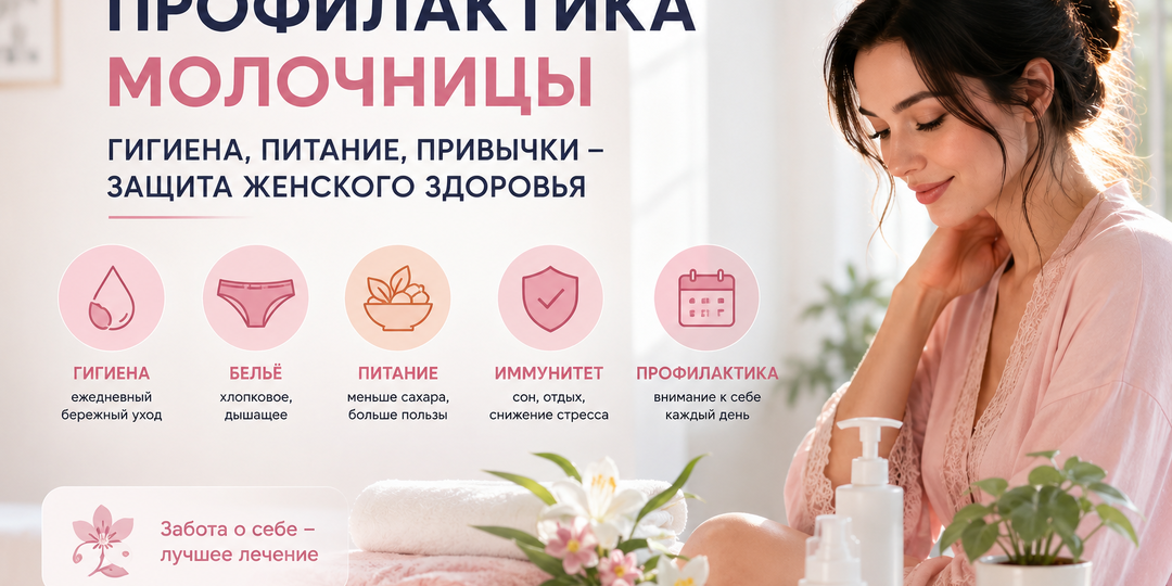 🌷 Почему молочница возвращается снова и снова