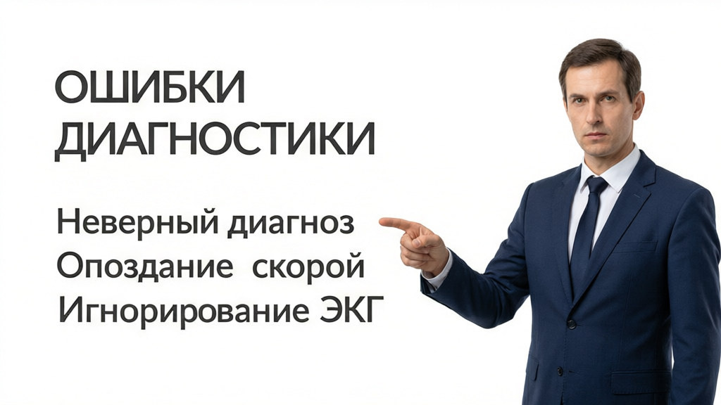 Рисунок 1. Главные ошибки диагностики и дефекты медицинской помощи по материалам дела