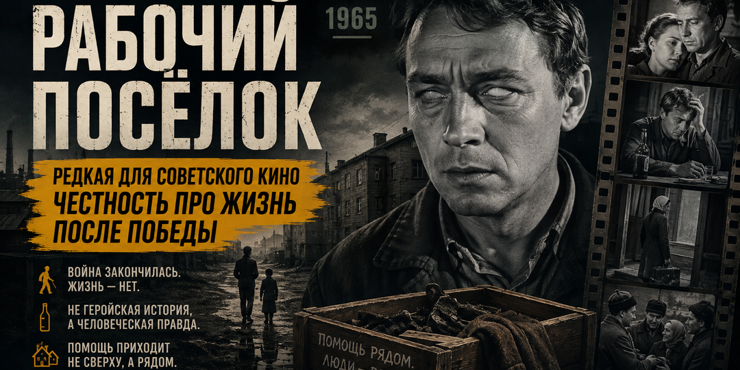 "Рабочий посёлок": редкая для советского кино честность про жизнь после победы