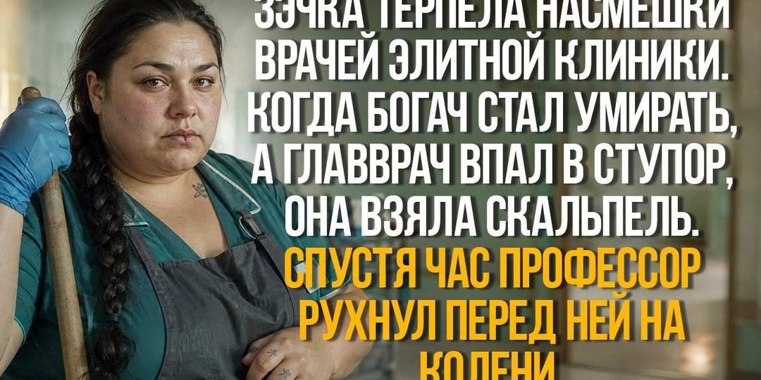 Уборщица вошла в палату через лужу и сделала то, чего не смогли пять врачей с дипломами