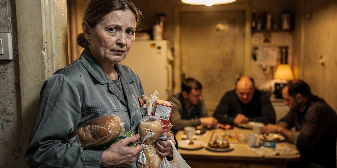 «Я устала тебя содержать» — сказала Надежда, глядя, как чужие люди сидят за её столом