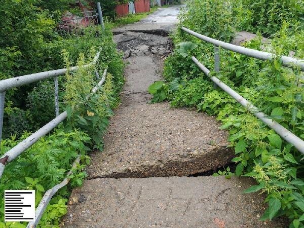 В Перми планируется отремонтировать 100-летний мост, пострадавший от дождя