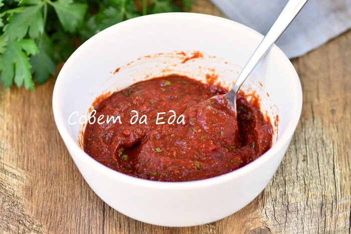 🍅Просто перемешала и готово! Самый быстрый домашний кетчуп без варки