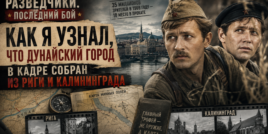 "Разведчики": как я узнал, что дунайский город в кадре собран из Риги и Калининграда