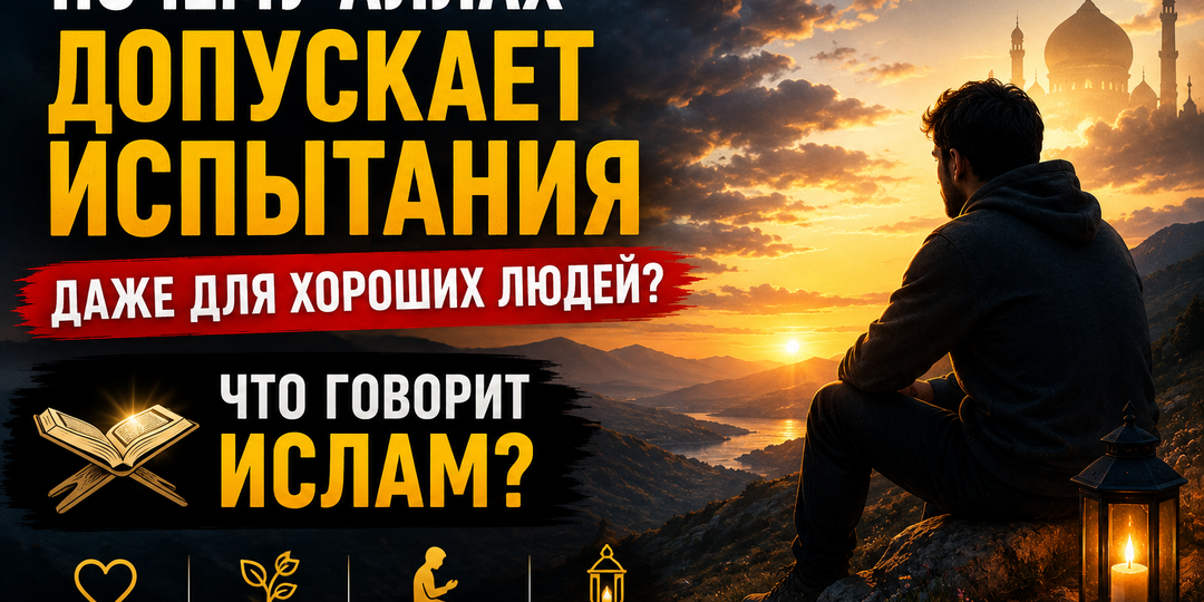 Почему Аллах допускает испытания даже для хороших людей? Что говорит Ислам