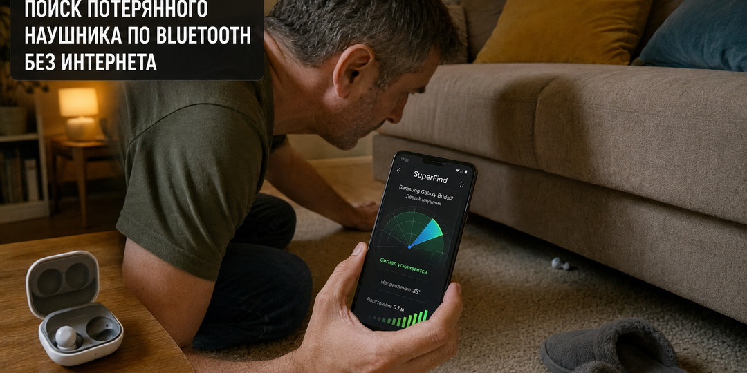 Поиск потерянного Bluetooth-устройства на Android, пока оно передаёт сигнал