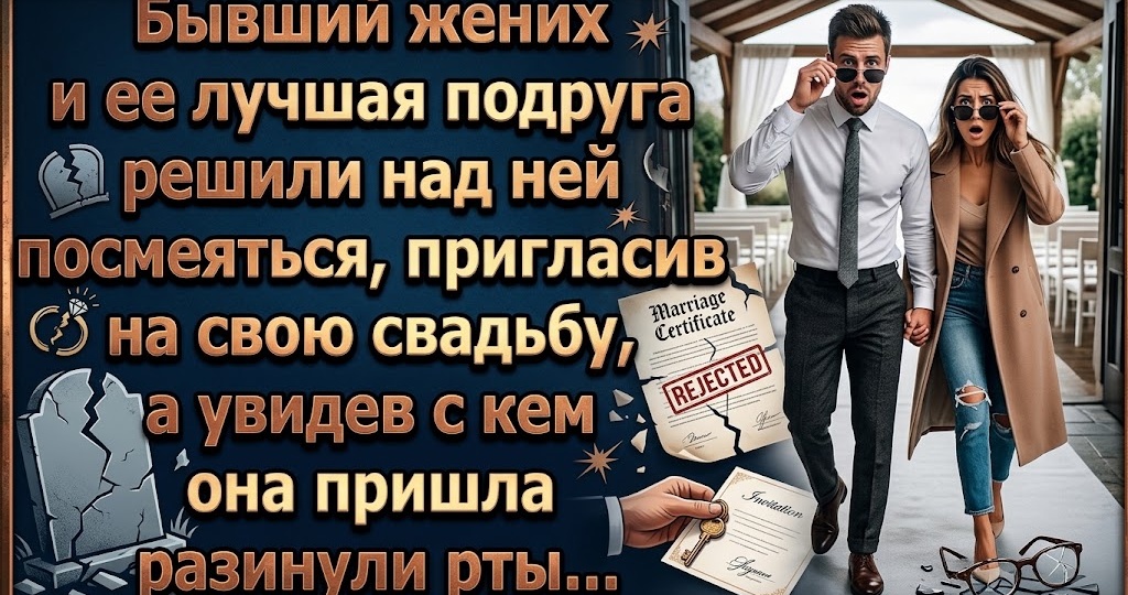 Бывший жених и бывшая подруга прислали мне приглашение на свою свадьбу. Они не понимали, что делают мне подарок