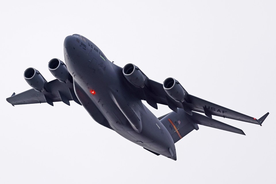    Самолет ВВС США Boeing C-17 Globemaster III – своего рода летающий центр радиоэлектронной разведки. Фото: Kevin Carter/Getty Images