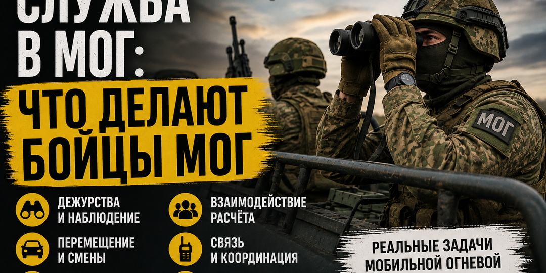 Служба в мобильной огневой группе на СВО: что делают бойцы МОГ
