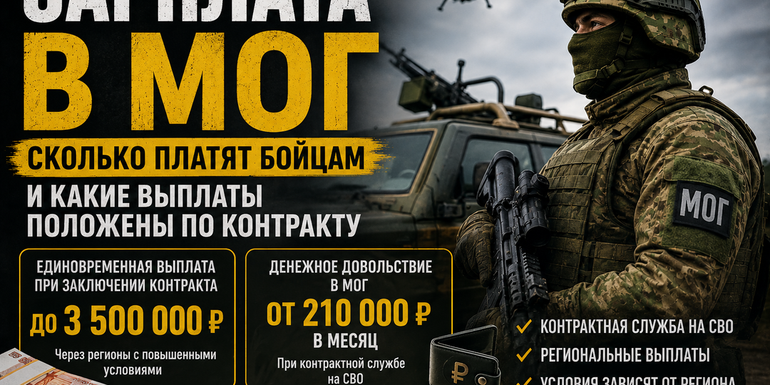 Зарплата и выплаты в мобильной огневой группе (МОГ) на СВО: сколько платят по контракту