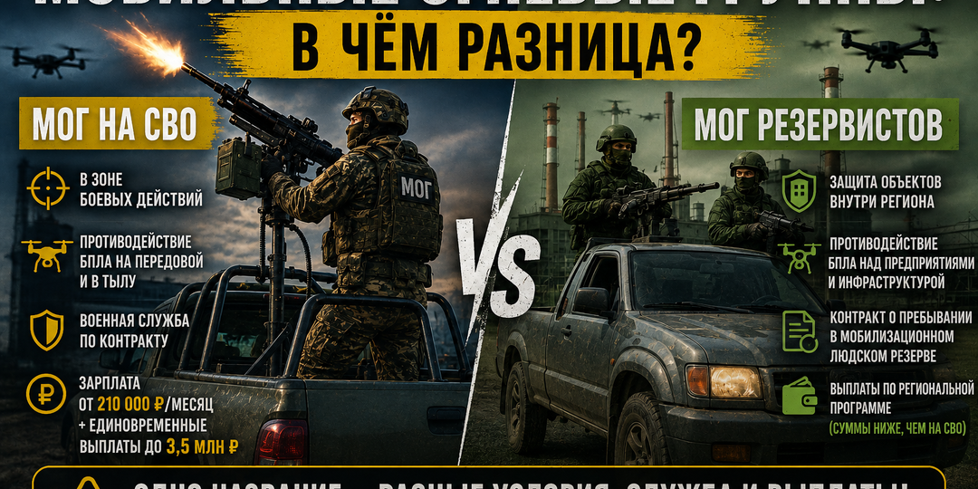 МОГ на СВО и мобильные огневые группы резервистов: в чём разница?