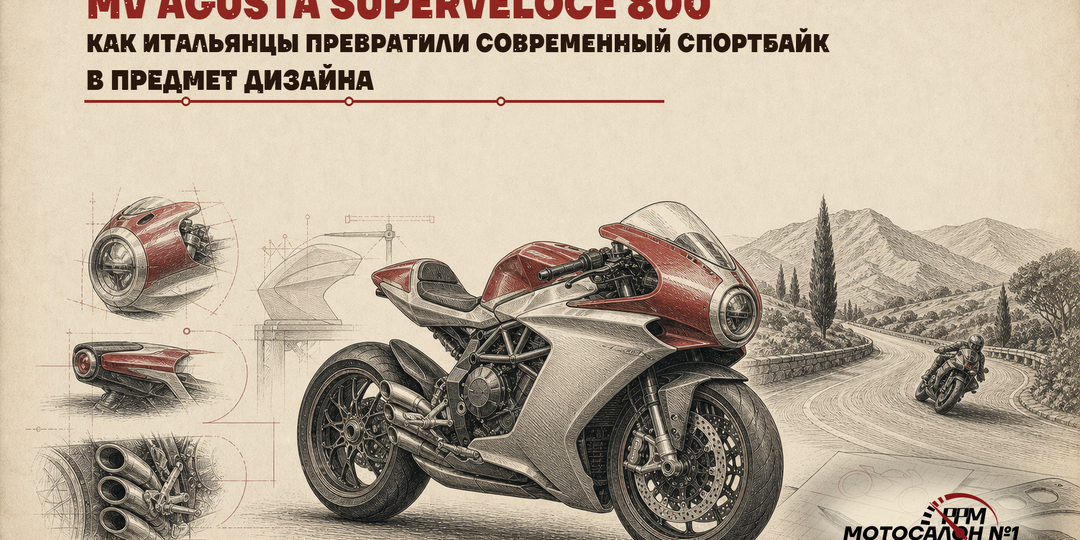 MV Agusta Superveloce 800 - как итальянцы превратили современный спортбайк в предмет дизайна