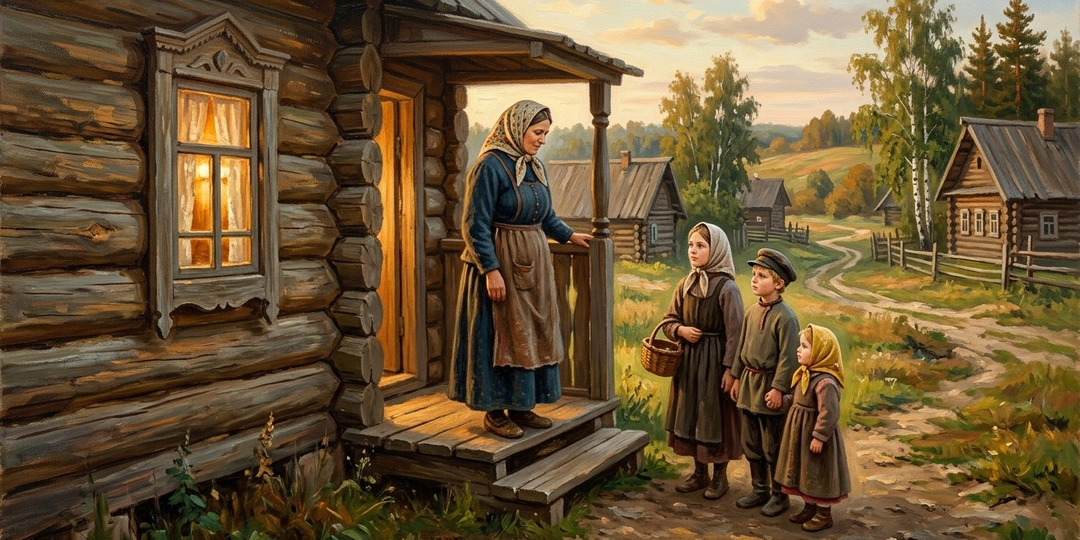 Агафья отдала пасынкам всё, а деревня замерла
