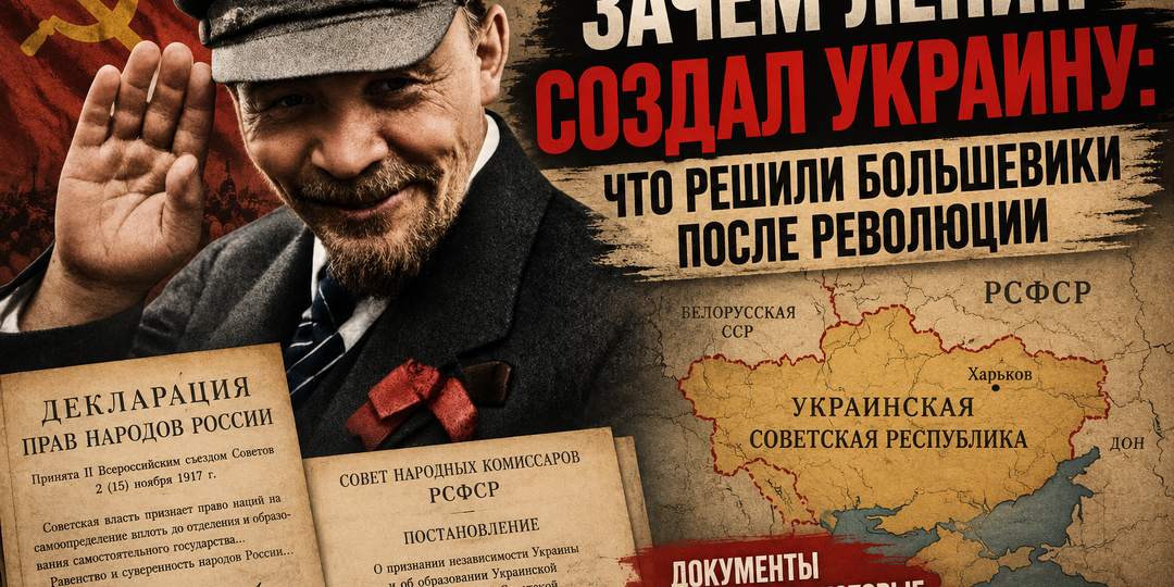 Зачем Ленин создал Украину: что решили большевики после революции