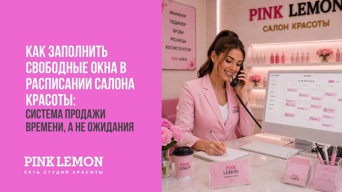 Сеть студий красоты Pink Lemon 