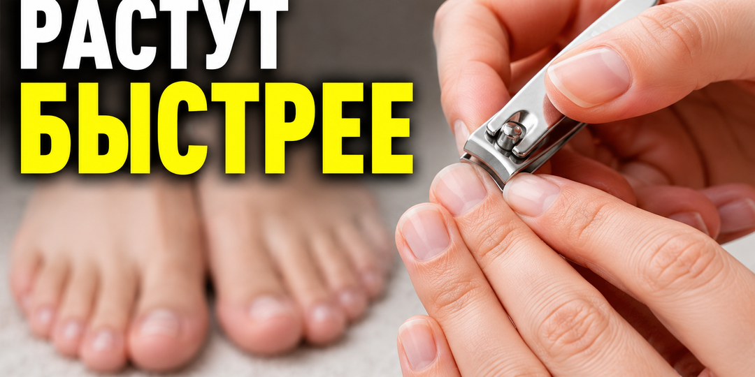 Какие ногти расут быстрее всех и есть ли разница между мужчинами и женщинами