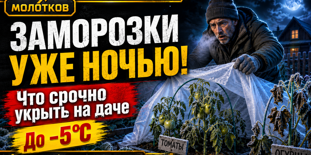 Заморозки ударят уже ночью: что на даче погибнет первым
