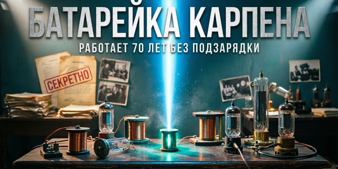 ⚡️ ШОК! АККУМУЛЯТОР, КОТОРЫЙ НЕ РАЗРЯЖАЕТСЯ 60 ЛЕТ, — ЭТО НЕ МИФ! ПОЧЕМУ ВЫ О НЕМ НЕ ЗНАЕТЕ?