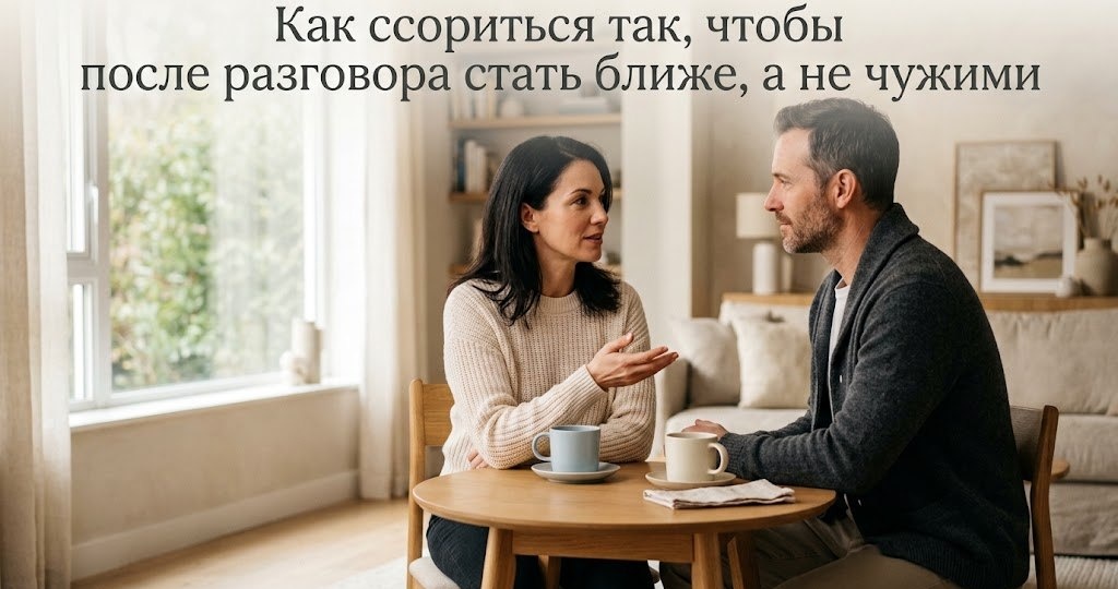 Как ссориться так, чтобы после разговора стать ближе, а не чужими