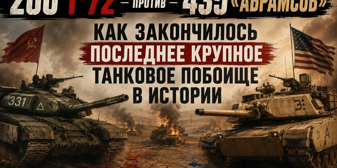 200 Т 72 против 435 «Абрамсов»: как закончилось последнее крупное танковое побоище в истории
