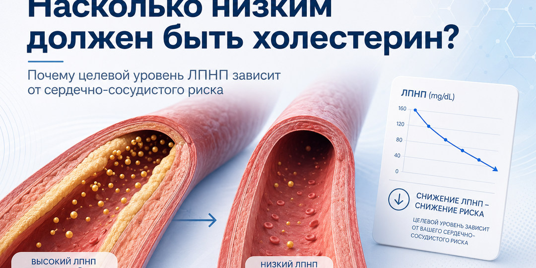 Насколько низким должен быть холестерин и не опасно ли снижать его слишком сильно?