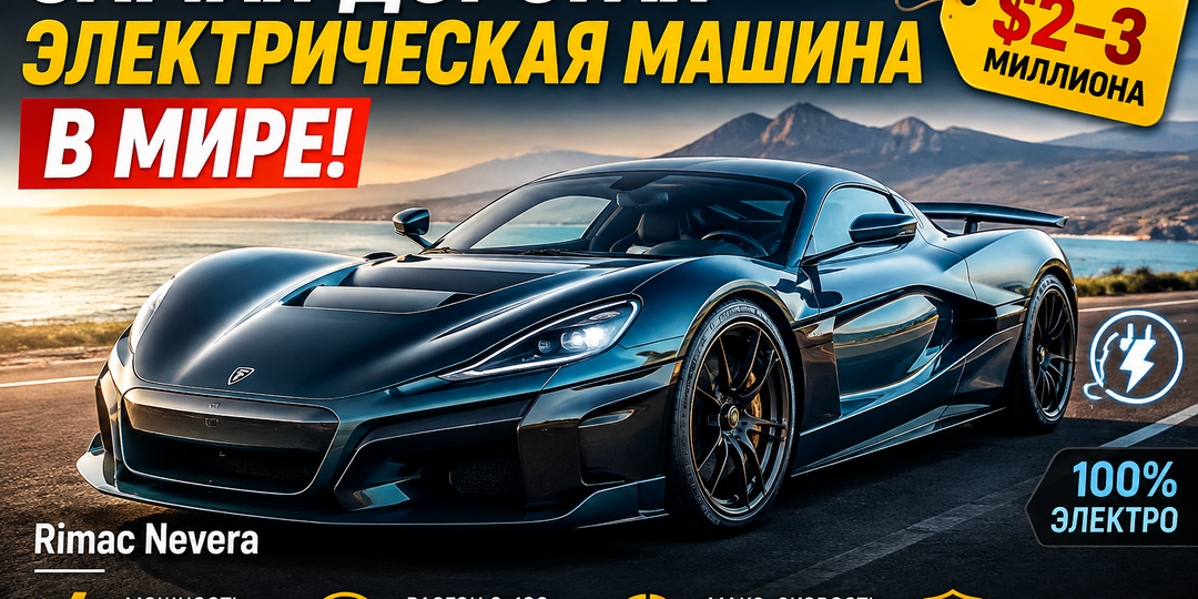 Самая дорогая электрическая машина в мире: цена просто поражает!