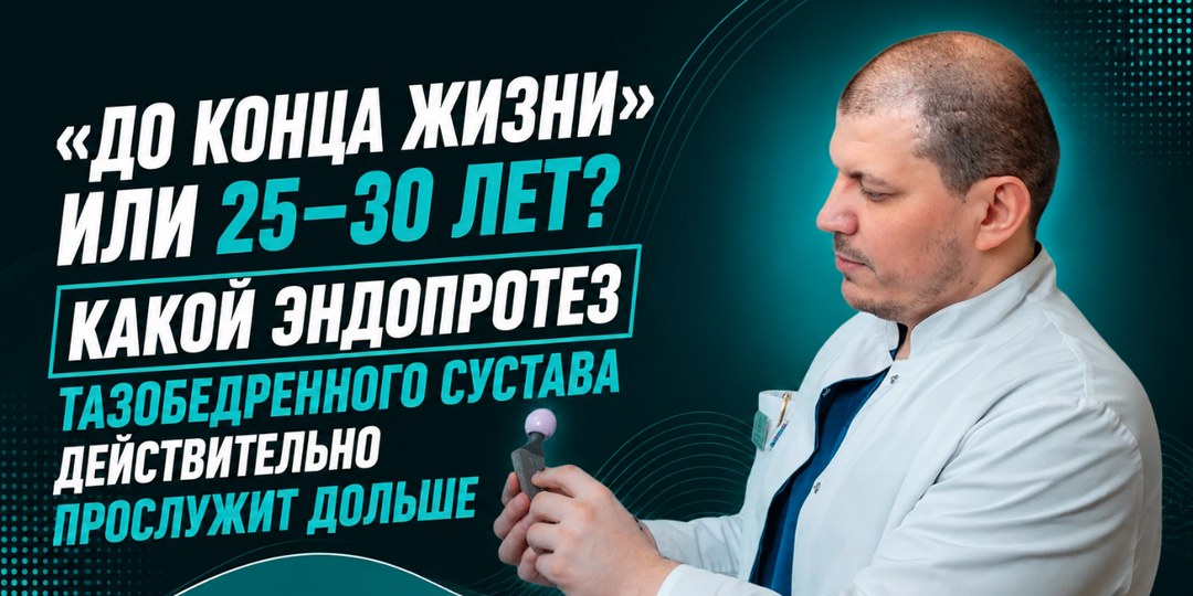 До конца жизни» или 25–30 лет? Какой эндопротез тазобедренного сустава действительно прослужит дольше