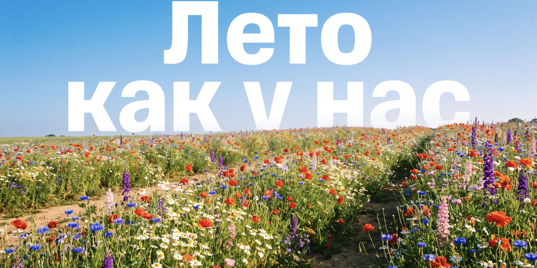 Лето как у нас. Окончено яркое лето
