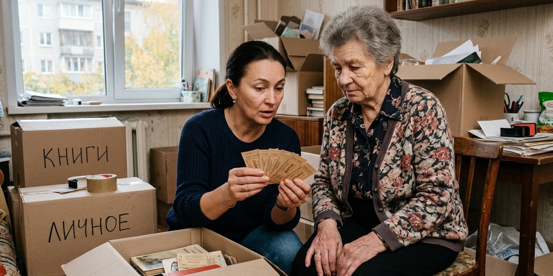 Мать продавала квартиру, где прожила сорок лет. Среди старых вещей я нашла билеты, за которыми оказалась часть её молодости
