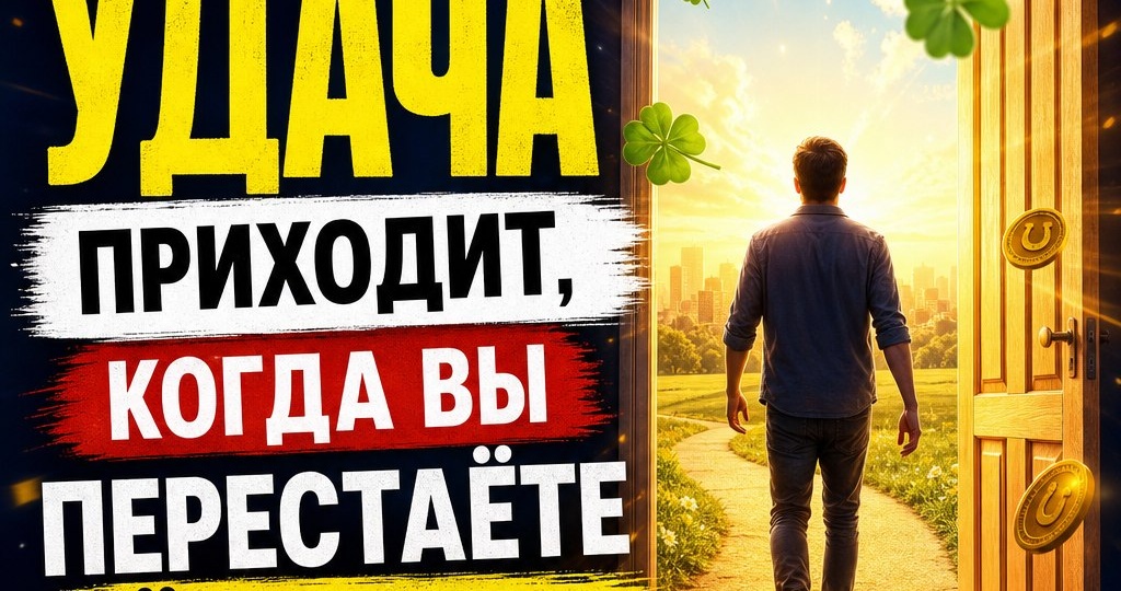 Почему удача приходит, когда вы перестаёте её ждать.