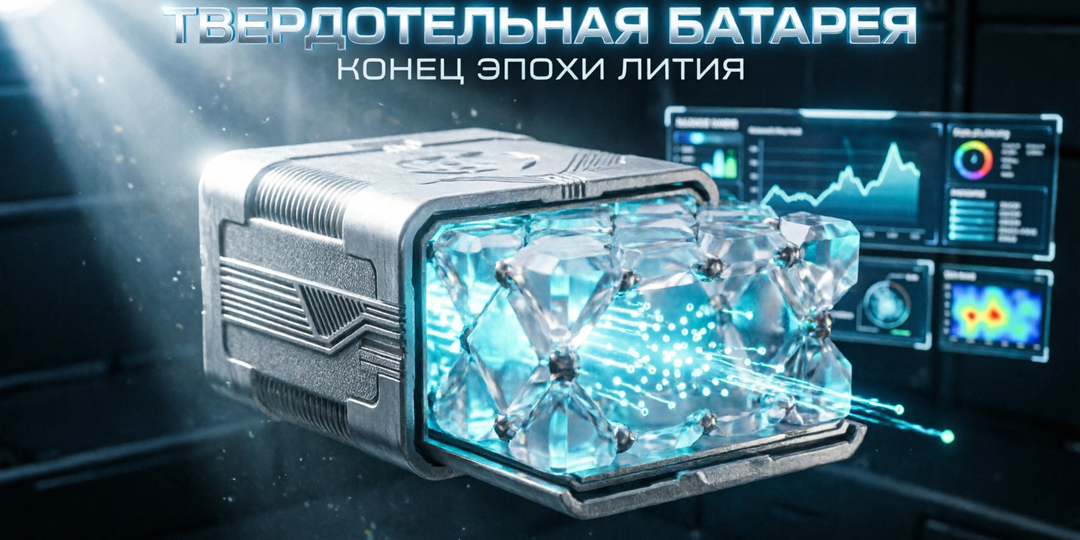 🔋 КОНЕЦ ЭПОХИ ЛИТИЯ: Почему твердотельные батареи взорвут рынок уже в 2027 году (и почему автогиганты в панике)