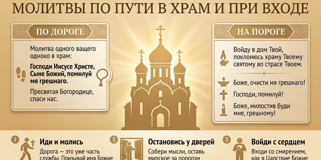 Почему по пути в храм сердце часто остаётся дома — и какие молитвы помогают войти по-настоящему