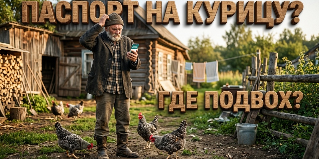 Зачем нас обязали ставить на учет деревенских кур и где тут подвох. Разбираюсь