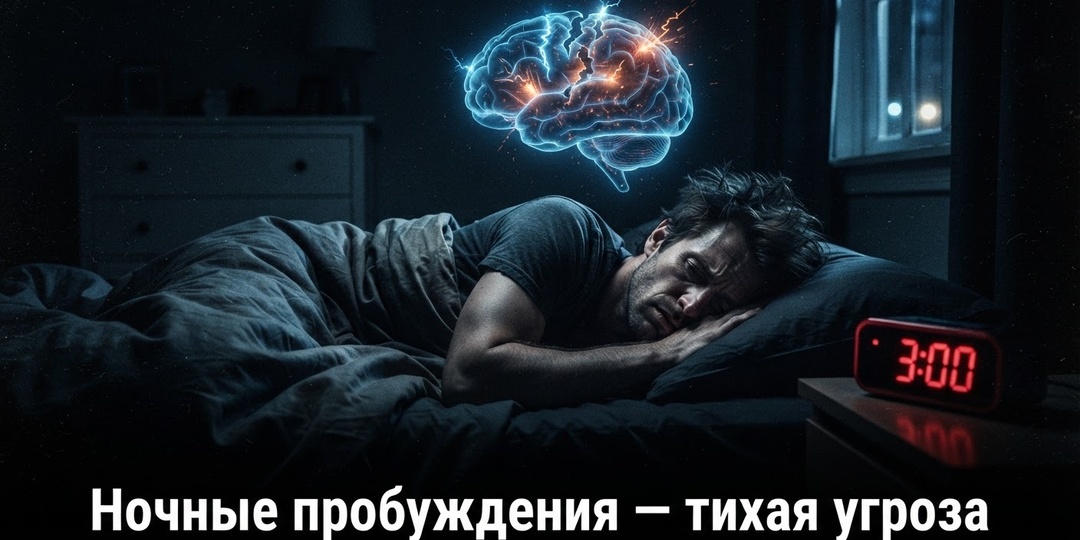 🌙 Почему мы просыпаемся ночью и как это исправить: новое открытие о скрытой угрозе вашего здоровья