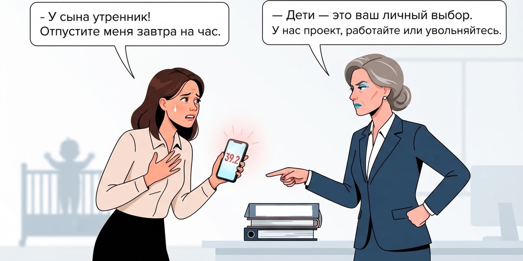 «Детей заводить — ваш выбор, не мой» — начальница отказывает во всех просьбах, связанных с детьми. Это дискриминация?