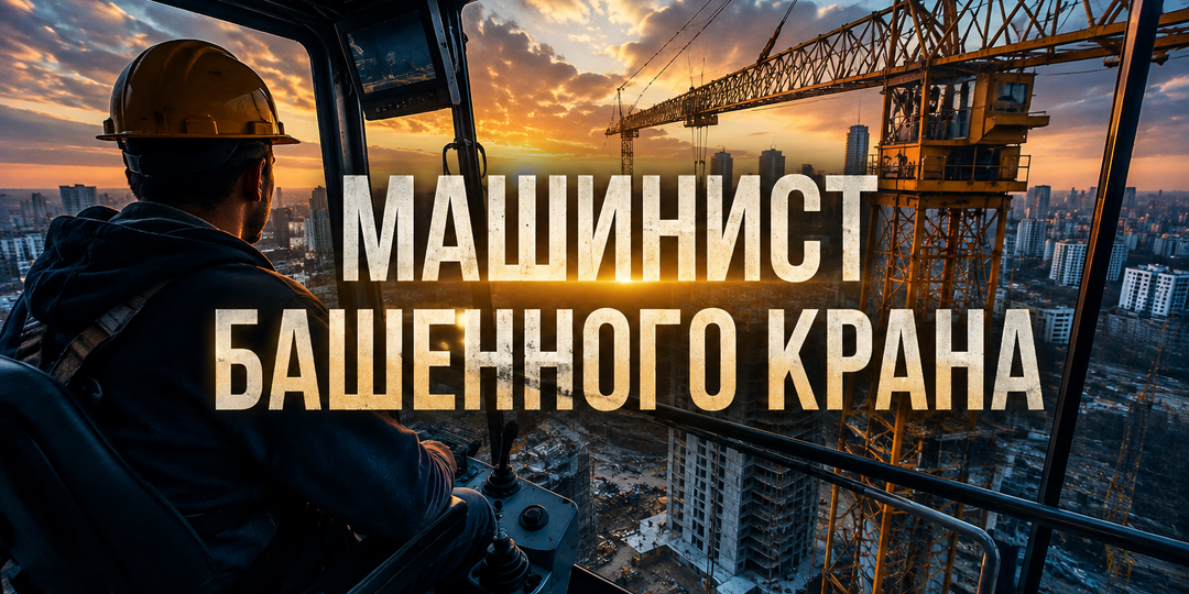 Машинист башенного крана: работа, где туалет — это отдельная проблема