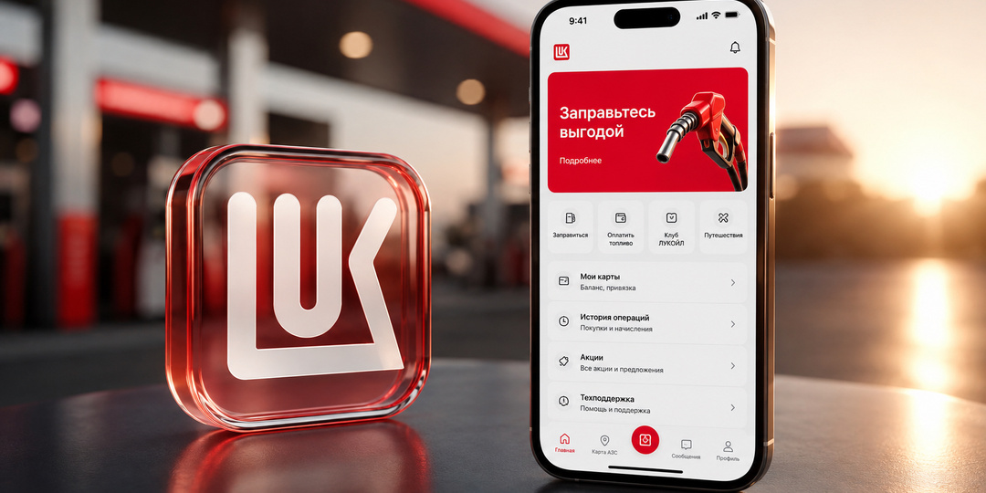 Как пользоваться Лукойлом на iPhone без приложения из App Store