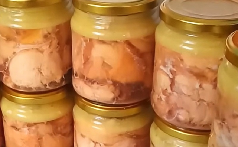 Домашняя куриная тушёнка без автоклава для быстрых ужинов и на зимние холода