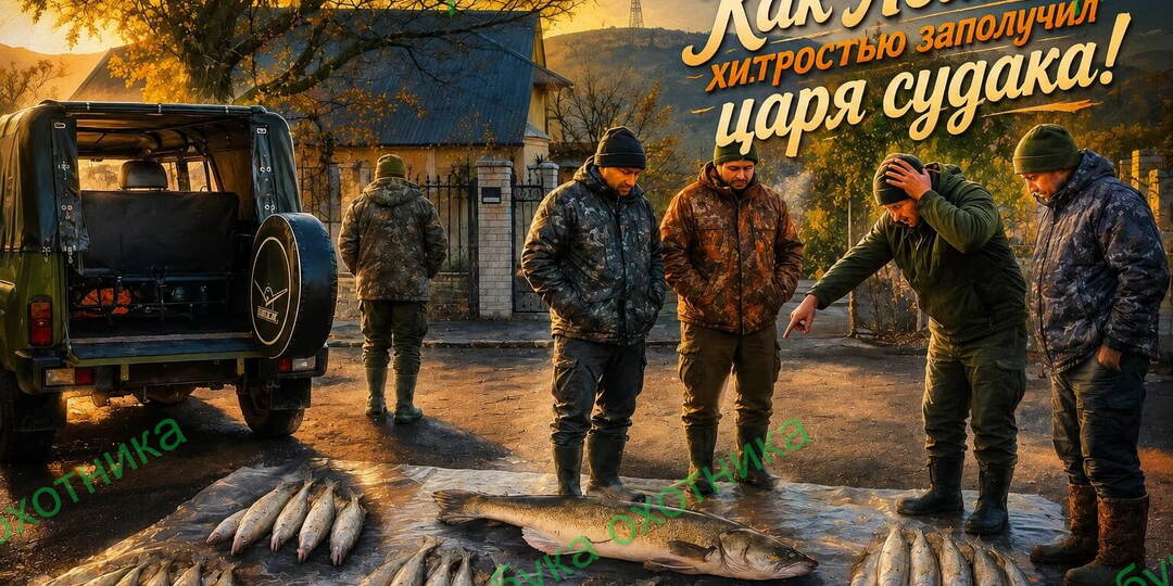 Как Лёшка хитростью заполучил царя-судака!