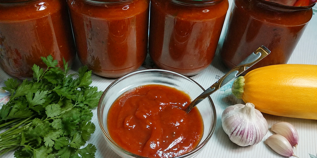 🥒КЕТЧУП ИЗ КАБАЧКОВ — НЕОЖИДАННО ВКУСНАЯ ЗАГОТОВКА НА ЗИМУ! 🍅