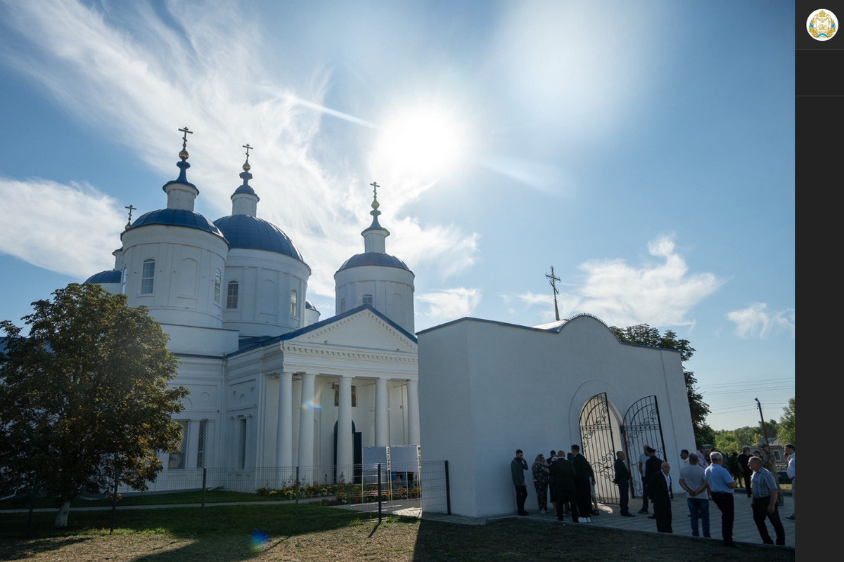     В Корочанском округе восстановили Успенский храм, фото: скриншот со страницы vk.ru/wall-10266347_17831