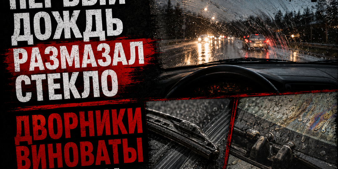 Первый дождь размазал стекло: дворники виноваты не всегда