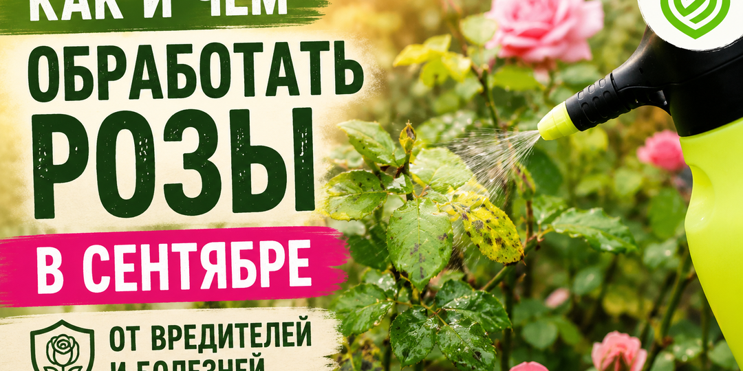 Как и чем обработать розы в сентябре от вредителей и болезней