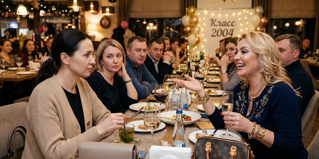 На встрече выпускников, богатая одноклассница хвасталась миллионами мужа перед скромницей, а наутро узнала, кто та на самом деле