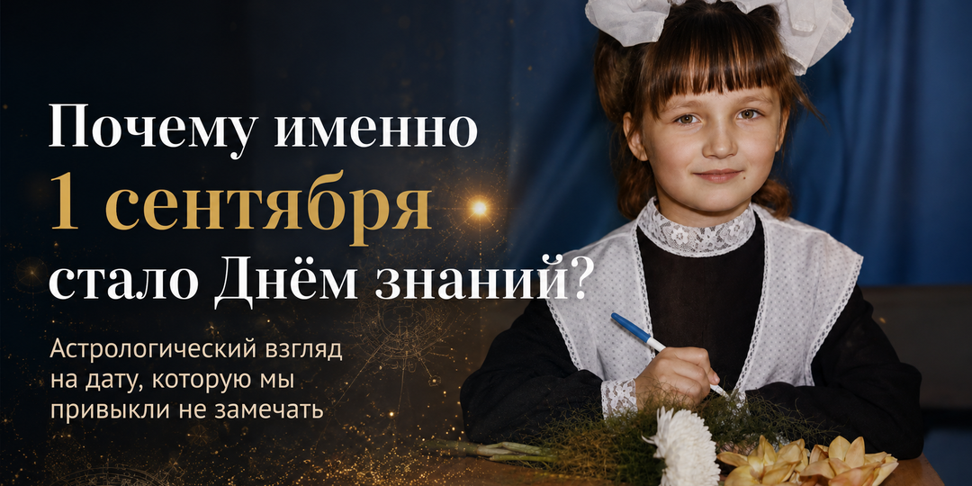 Почему именно 1 сентября стало Днём знаний? Что на это отвечает Ведическая астрология