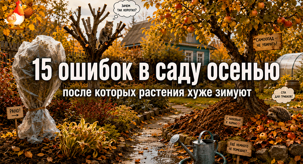 Что нельзя делать в саду осенью – 15 ошибок, после которых деревья, кусты и цветы хуже зимуют