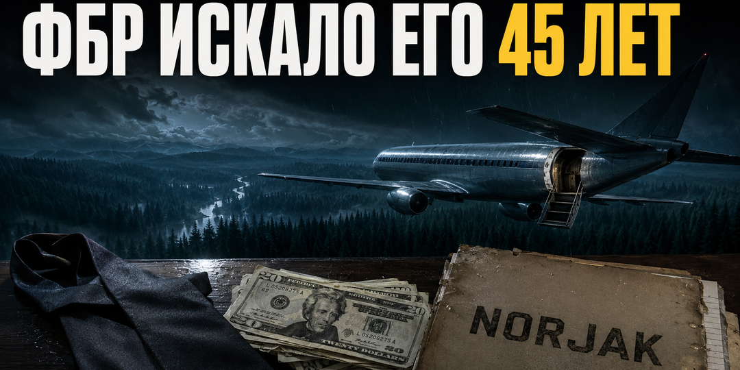 Он вышел из летящего самолёта с 200 тысячами долларов. Куда исчез Ди Би Купер?