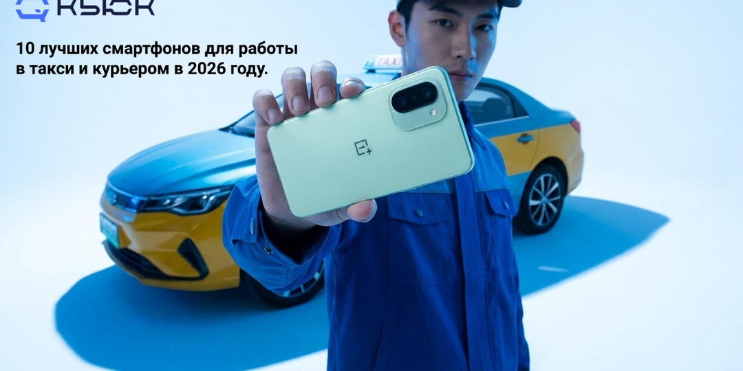 Вечно в движении: 10 лучших смартфонов для работы в такси и курьером в 2026 году