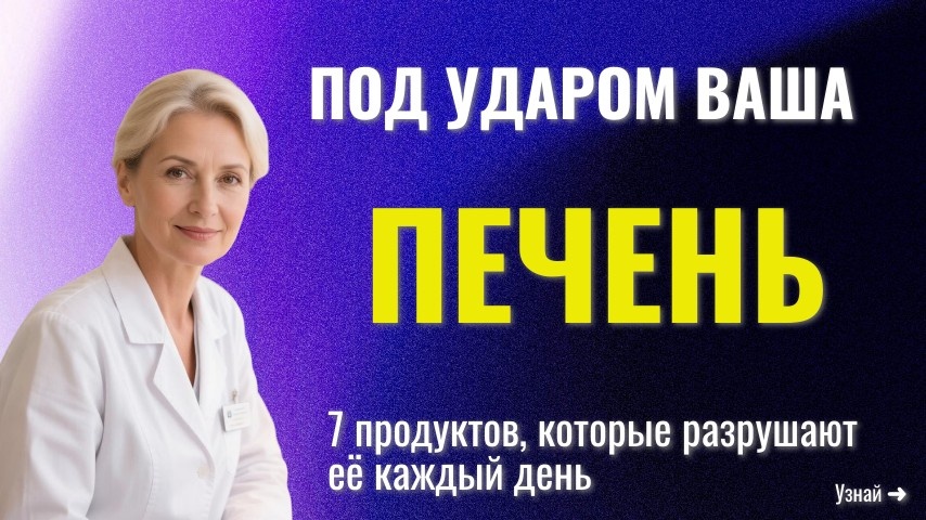 Срочно! 7 продуктов, которые разрушают вашу печень (и вы едите их каждый день)