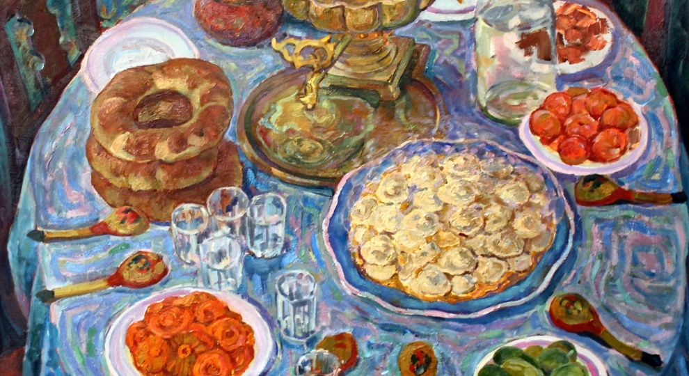 Русское застолье: картина, которая возбуждает эстетический аппетит